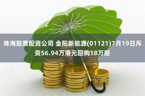 珠海股票配资公司 金阳新能源(01121)7月19日斥资56.94万港元回购18万股