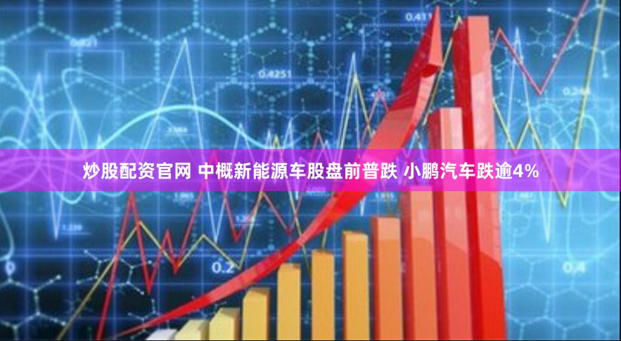 炒股配资官网 中概新能源车股盘前普跌 小鹏汽车跌逾4%